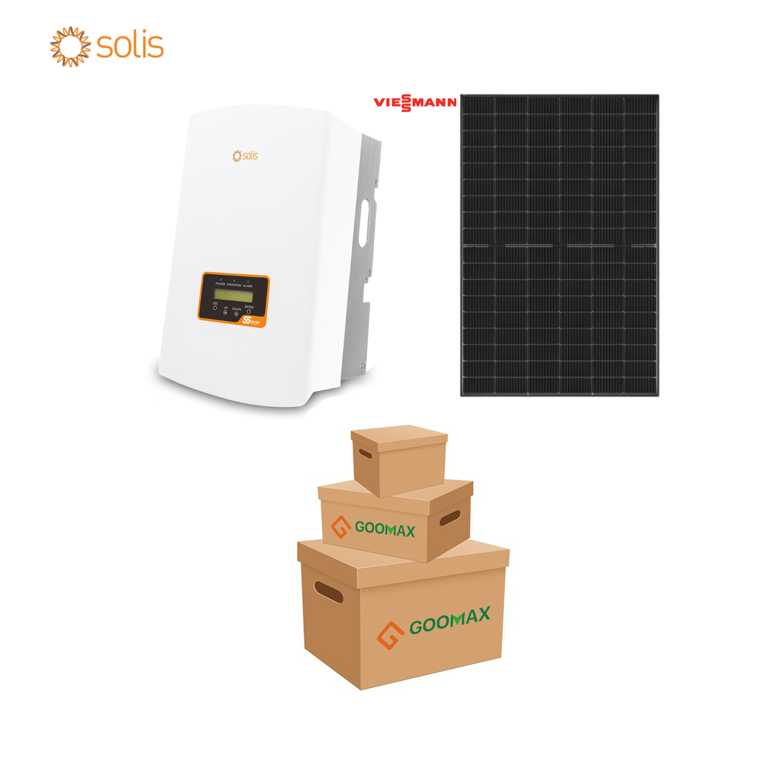 10kW Komplektas Solis S5 + Viessmann 440W