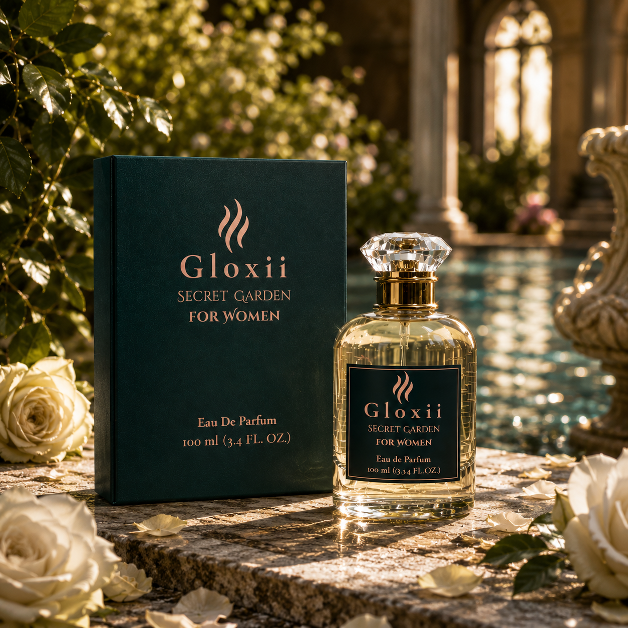 Gloxii Secret Garden – Fresh Floral Perfume for Women-100ML