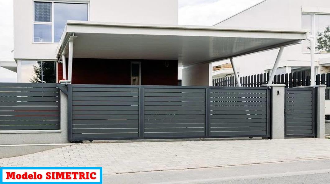 Puerta corredera Modelo SIMETRIC