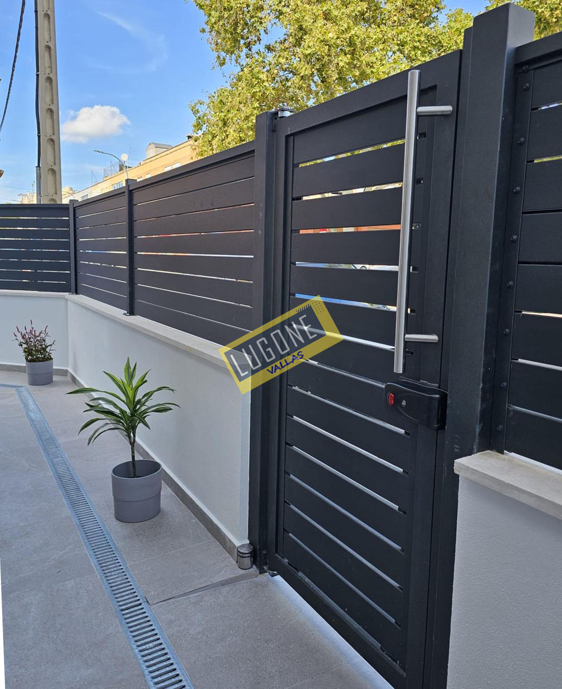 Puerta peatonal - Modelo SIMETRIC 