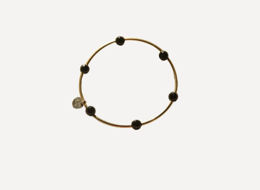 Bracelet or et onyx
