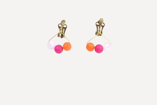 Boucle triolet Polaris demi-cercle sur clip