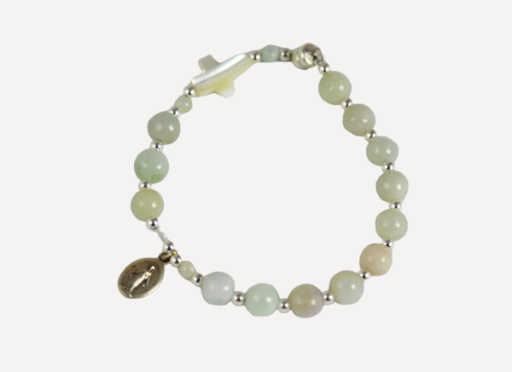 Bracelet dizainier jade et argent 925