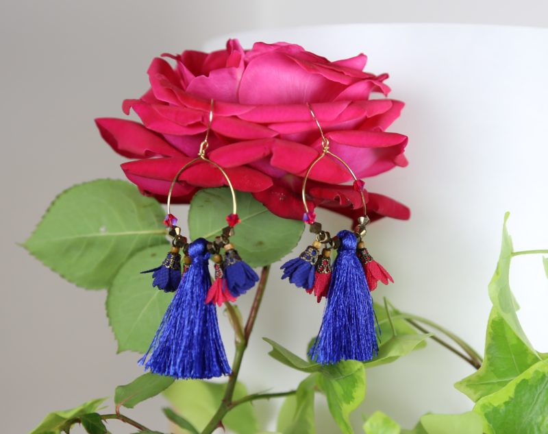 Créoles avec pompon 