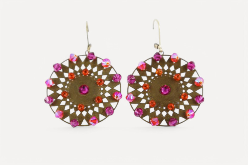 Boucles d'oreilles Aster