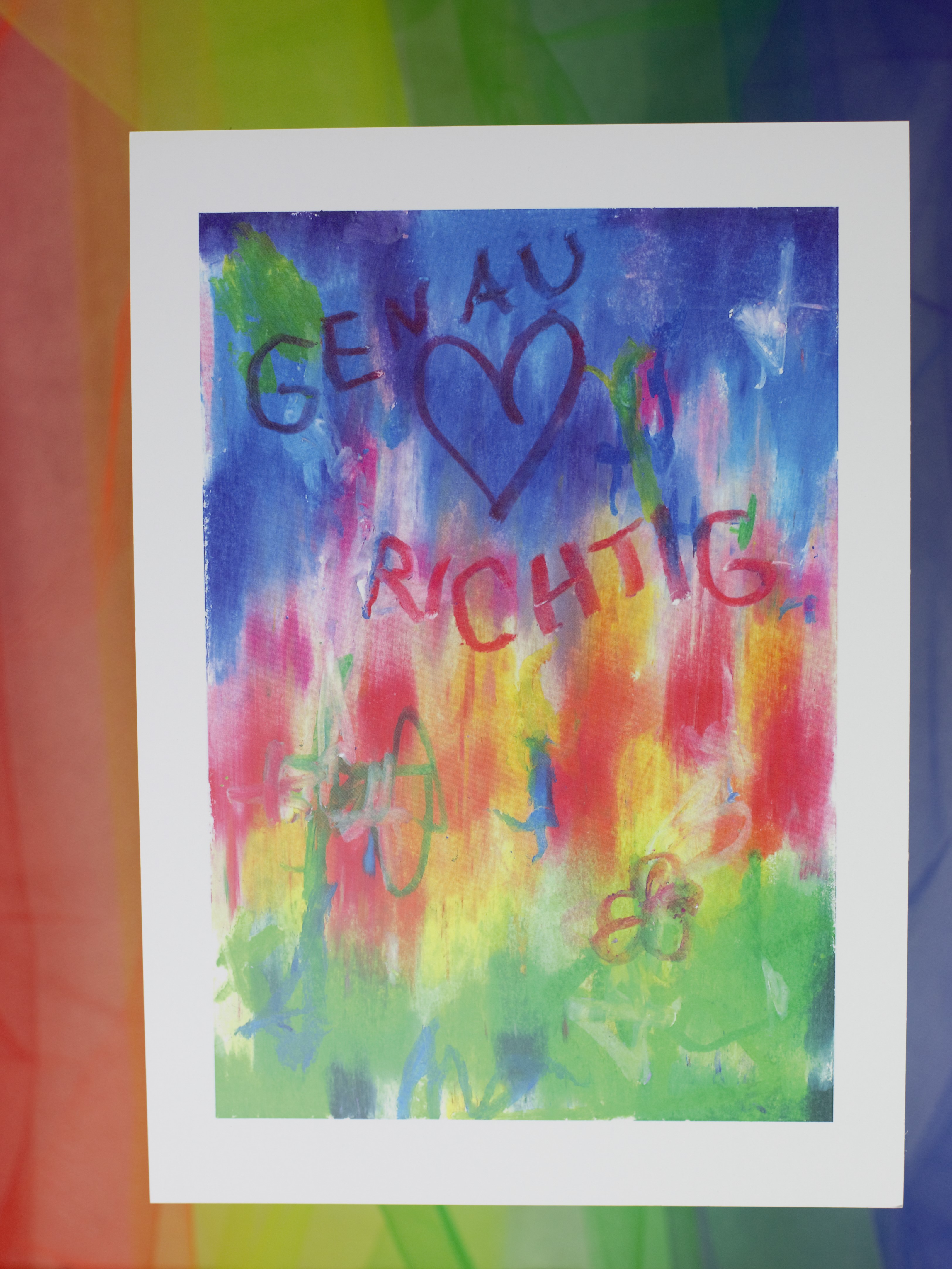 A4 Print GENAU RICHTIG