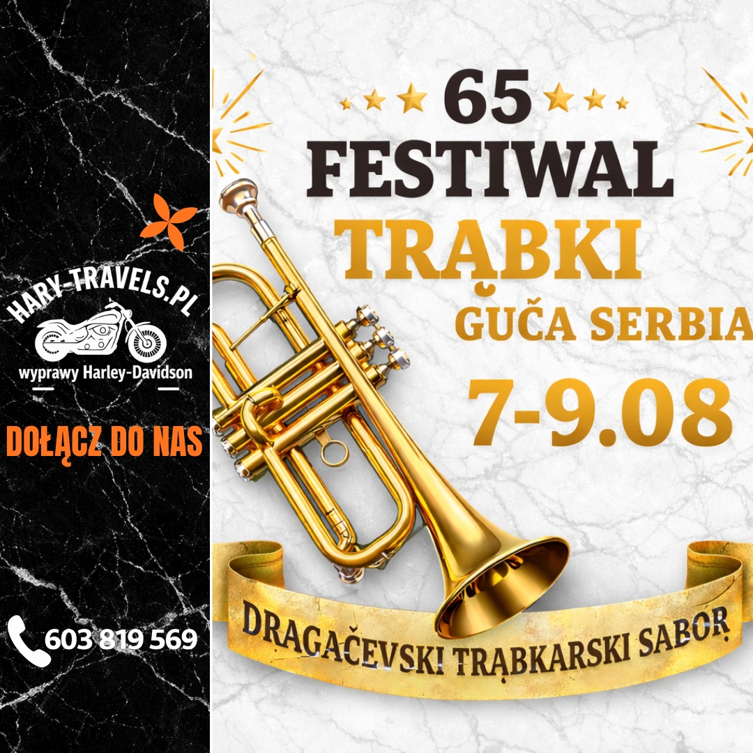 Serbia Guča - 65 Festiwal Trąbki 5-10.08.2026