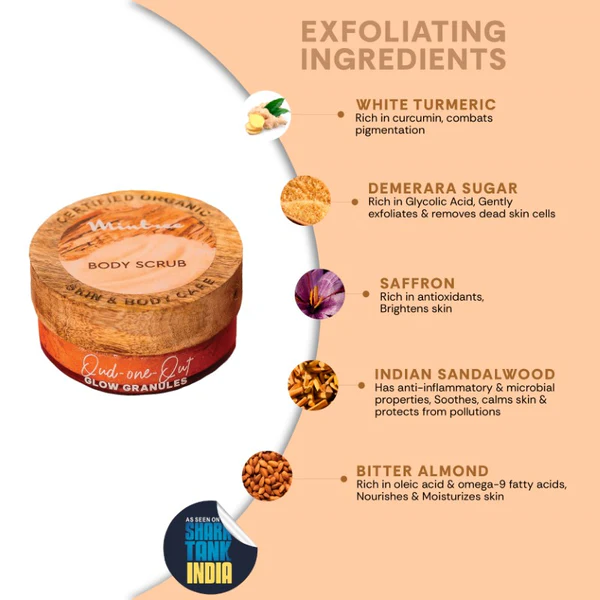 Brightening Oud Body Scrub 150 Gm