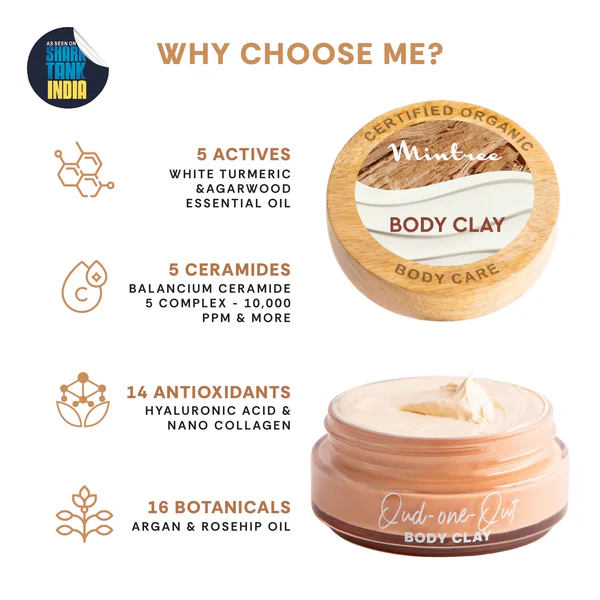 Detoxifying Oud Body Clay 150 gm
