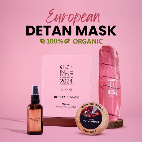 100% Organic Detan Face Mask 60gm