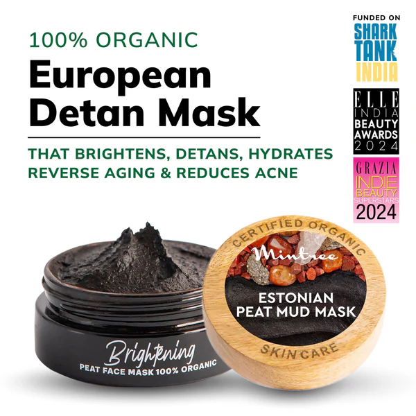 100% Organic Detan Face Mask 60gm