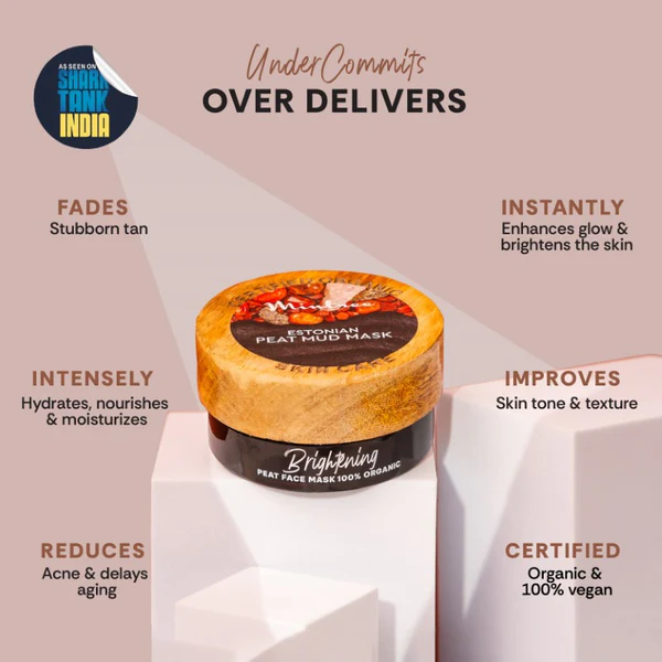 100% Organic Detan Face Mask 60gm