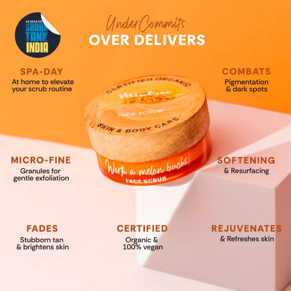 Brightening Melon Face Scrub 60 gm