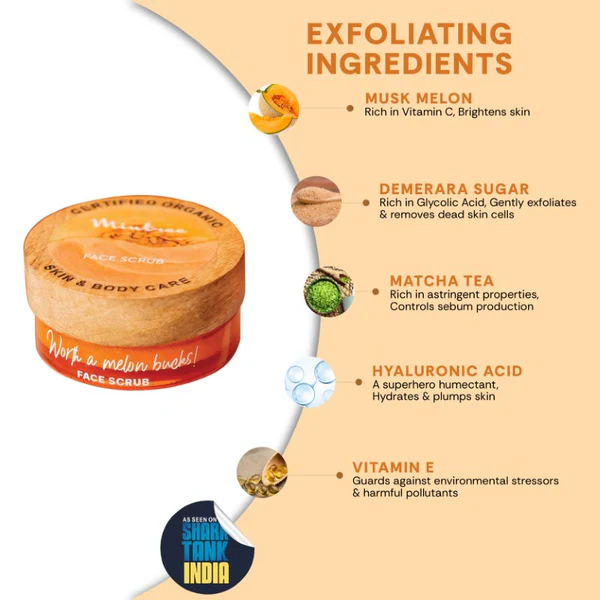 Brightening Melon Face Scrub 60 gm
