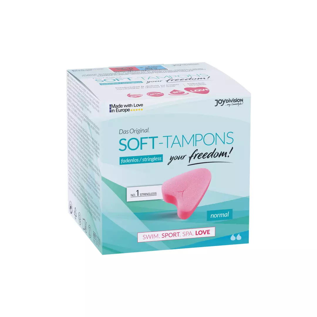 Soft-Tampons normal, box of 3