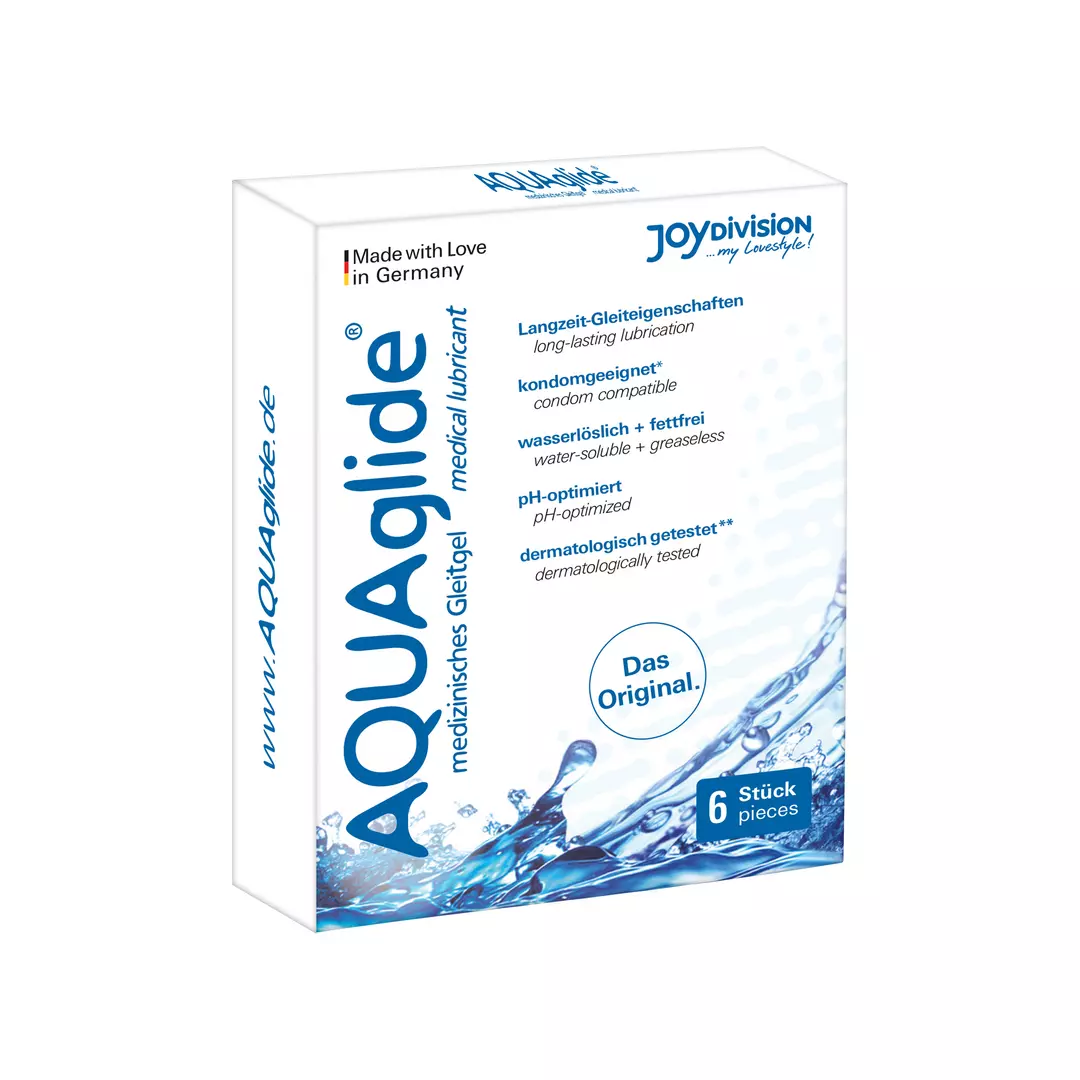 AQUAglide neutral, single portions, 6 pieces á 3 ml 
