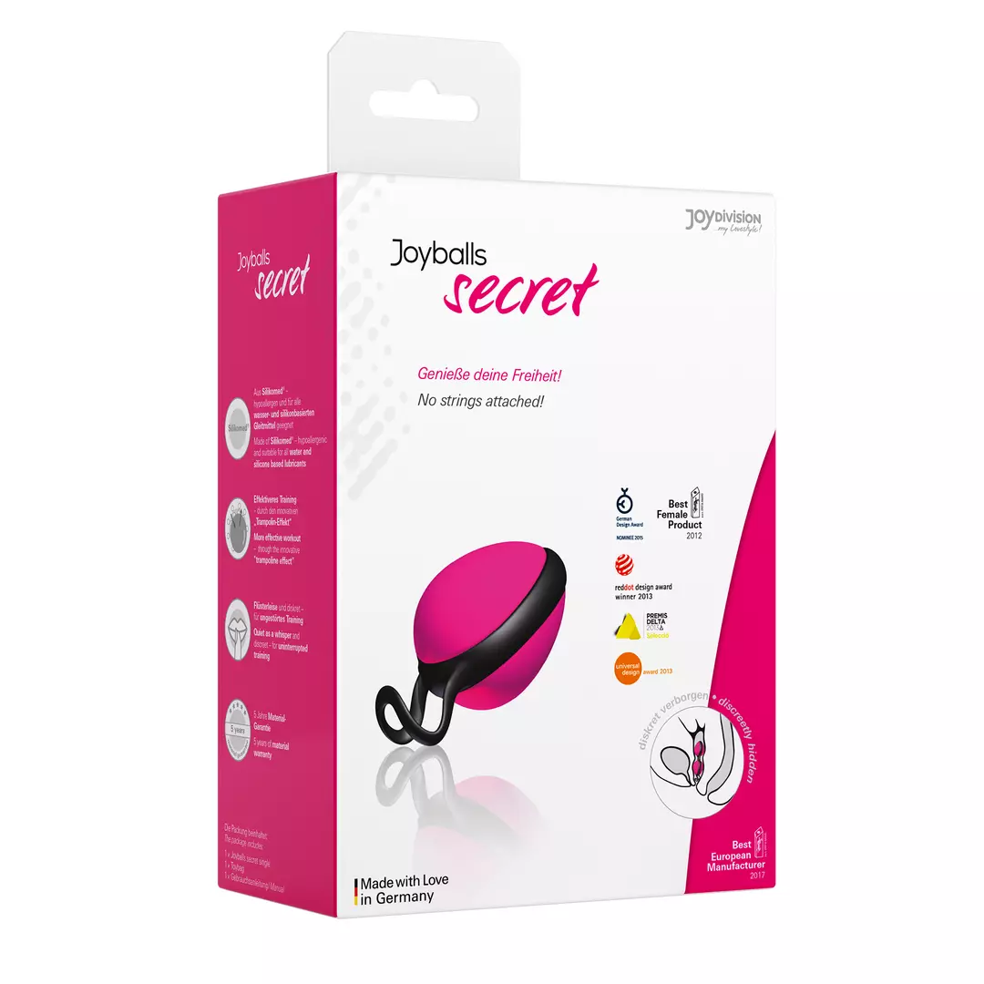 Joyballs secret single, magenta-black