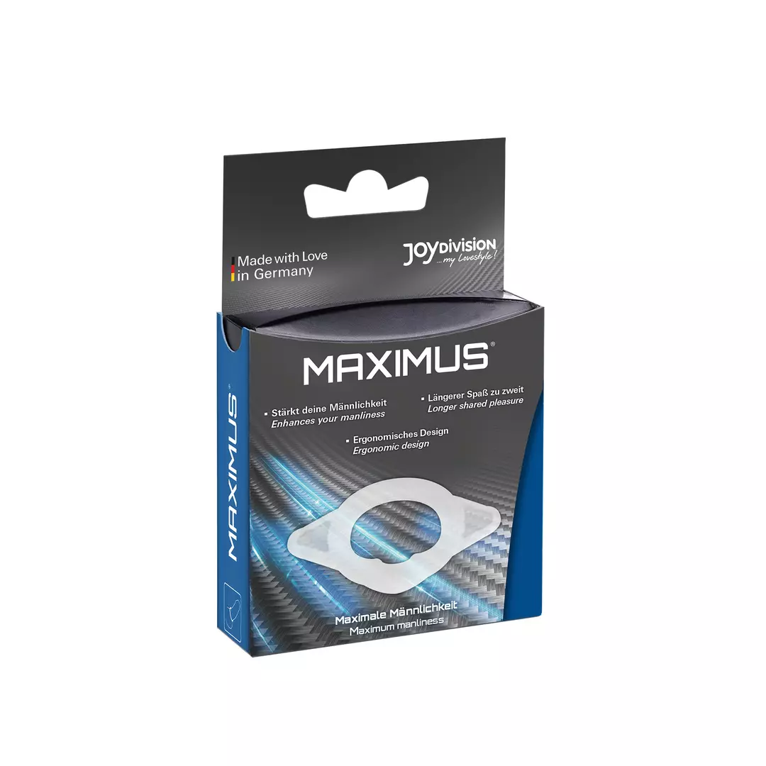 MAXIMUS - the penis ring, transparent, XS