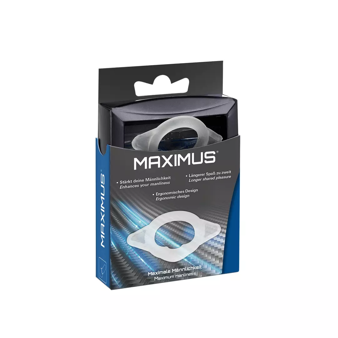 MAXIMUS - the penis ring, transparent, XS