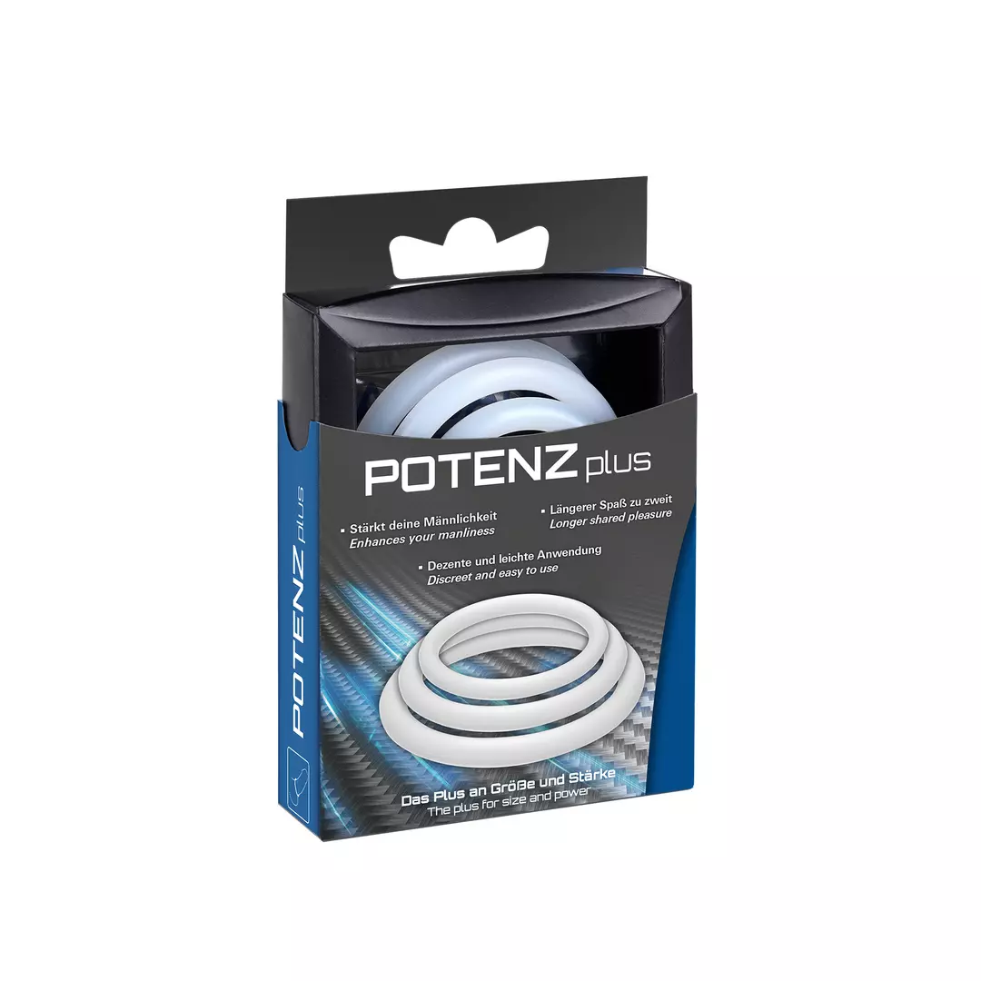 POTENZplus, transparent, set of 3 (S, M, L)