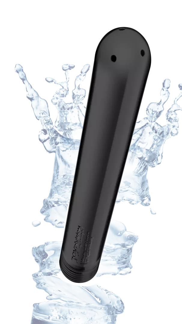 AQUAstick  intimate douche attachment, black anodised, with shower hose 