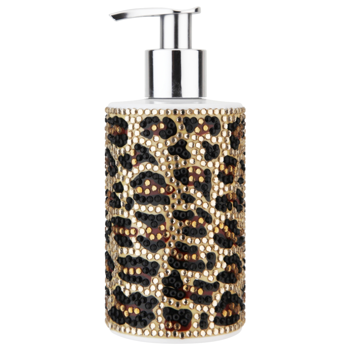 VIVIAN GRAY 1004 Animals Leopard Soap Dispenser with Cream Soap, Gold (Pack of 6)