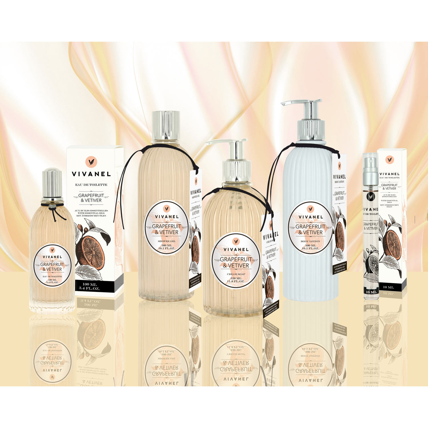 VIVANEL 8030 Grapefruit & Vetiver Eau de Toilette, white (100 ml)