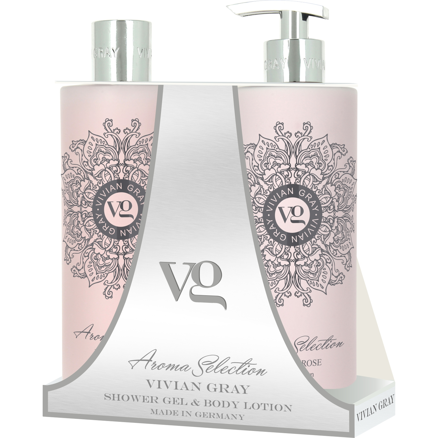 VIVIAN GRAY 2013 Aroma Selection Shower Gel & Body Lotion Lotus & Rose (1000 ml)