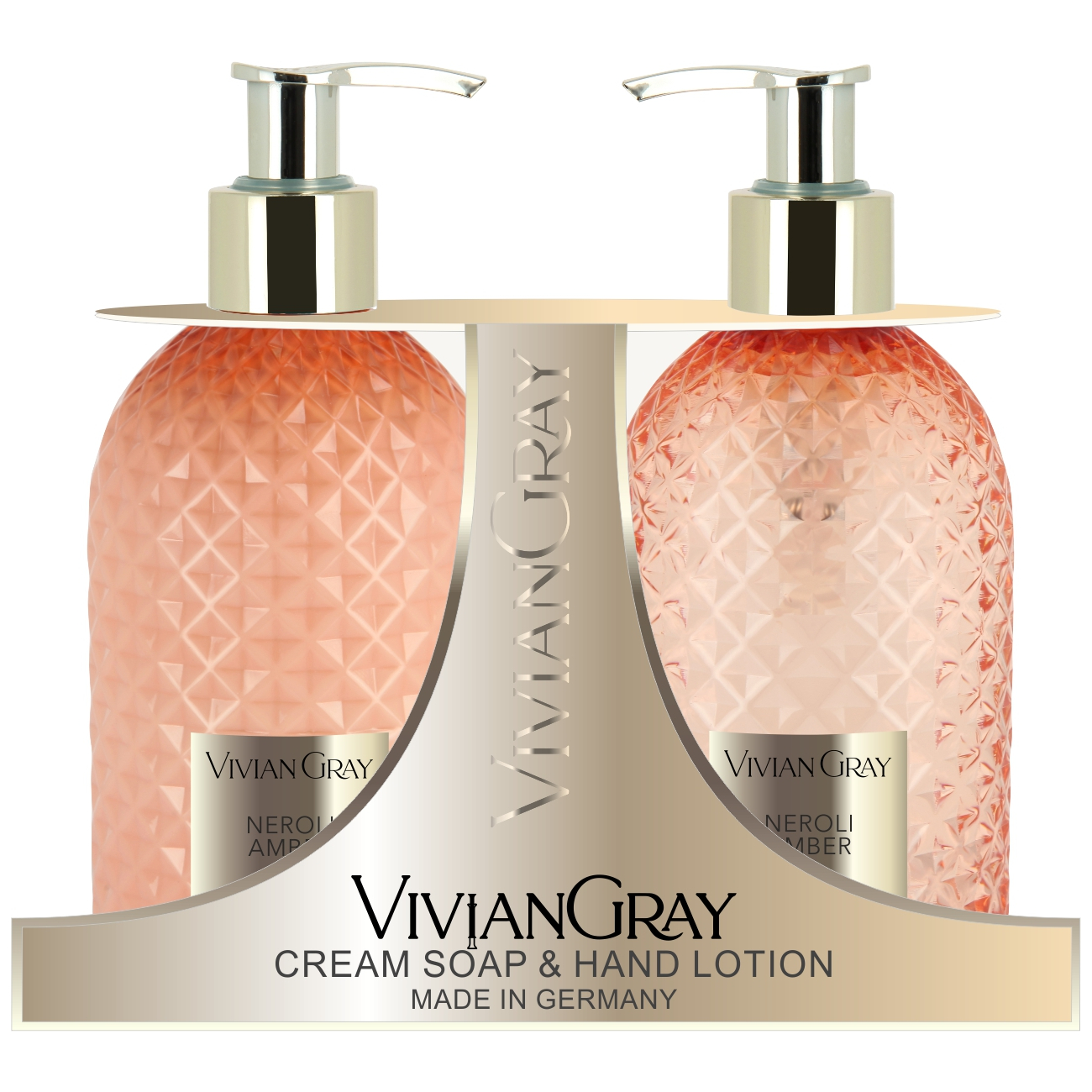 VIVIAN GRAY 3508 Gemstone Cream Soap & Hand Lotion Neroli & Amber (600 ml)