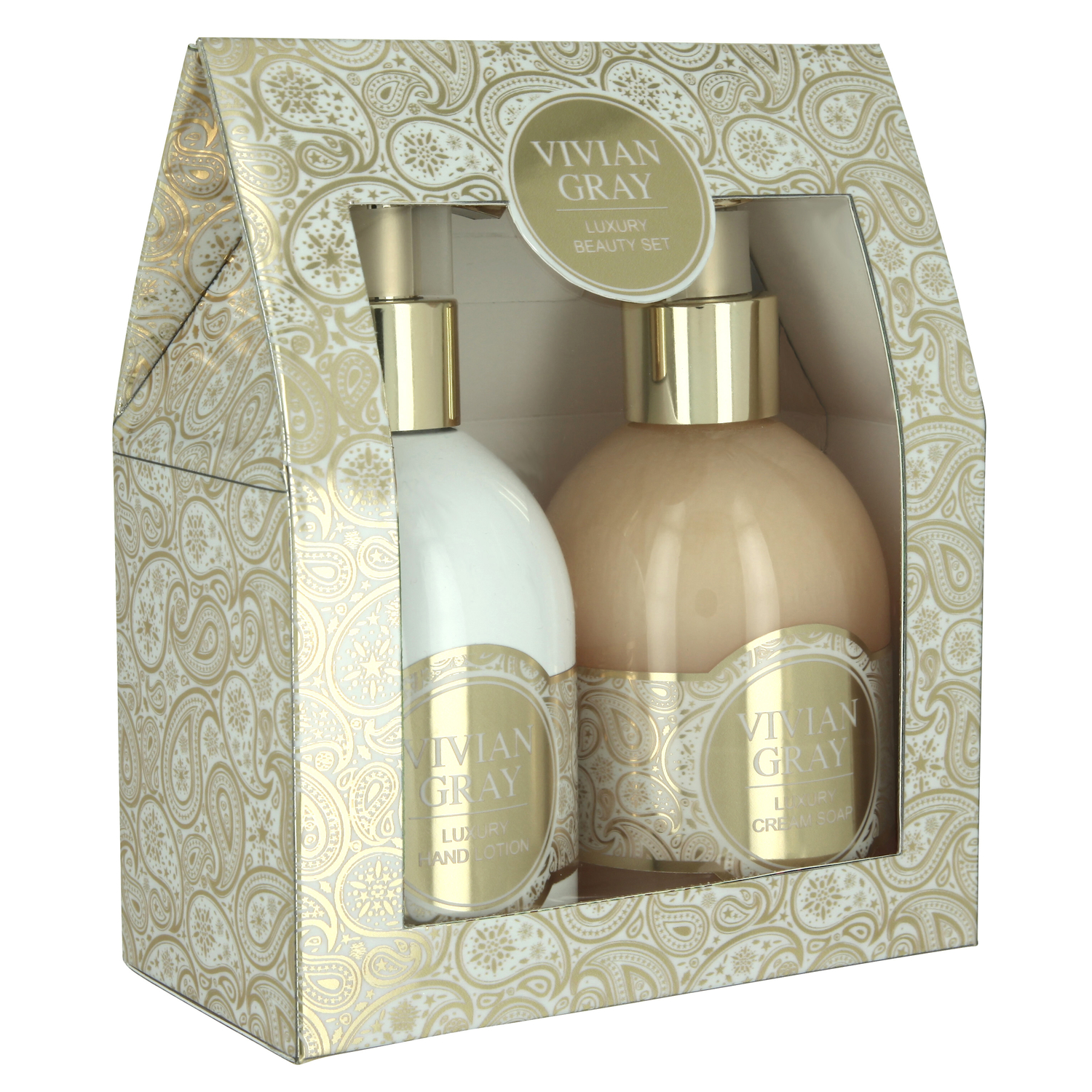 Hand care set Romance, Vanilla & Patchouli, gold (500 ml)