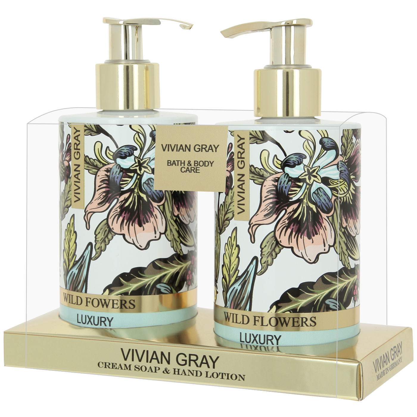 Hand Care Set Wild Flowers Luxury, Vanilla & Patchouli, multicolored (500 ml)