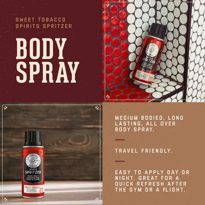 Sweet Tobacco Spirits Spritzer Body Mist Spray