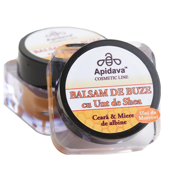 Apidava lip balm with beeswax and honey