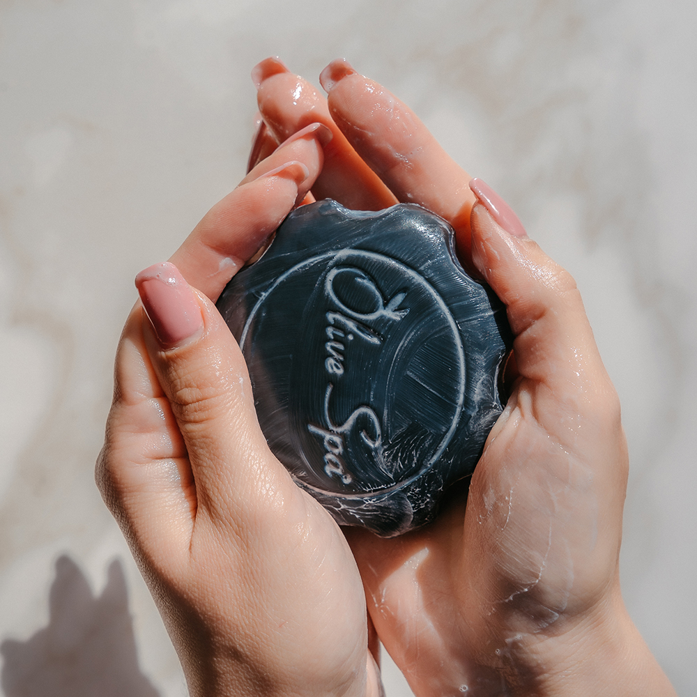 Soap With Olive Oil and Volcanic Lava