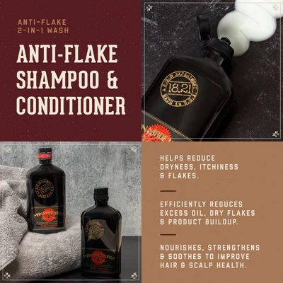 Anti-Flake Shampoo & Conditioner - Sweet Tobacco