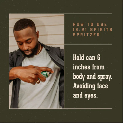 Spiced Vanilla Spirits Spritzer Body Mist Spray