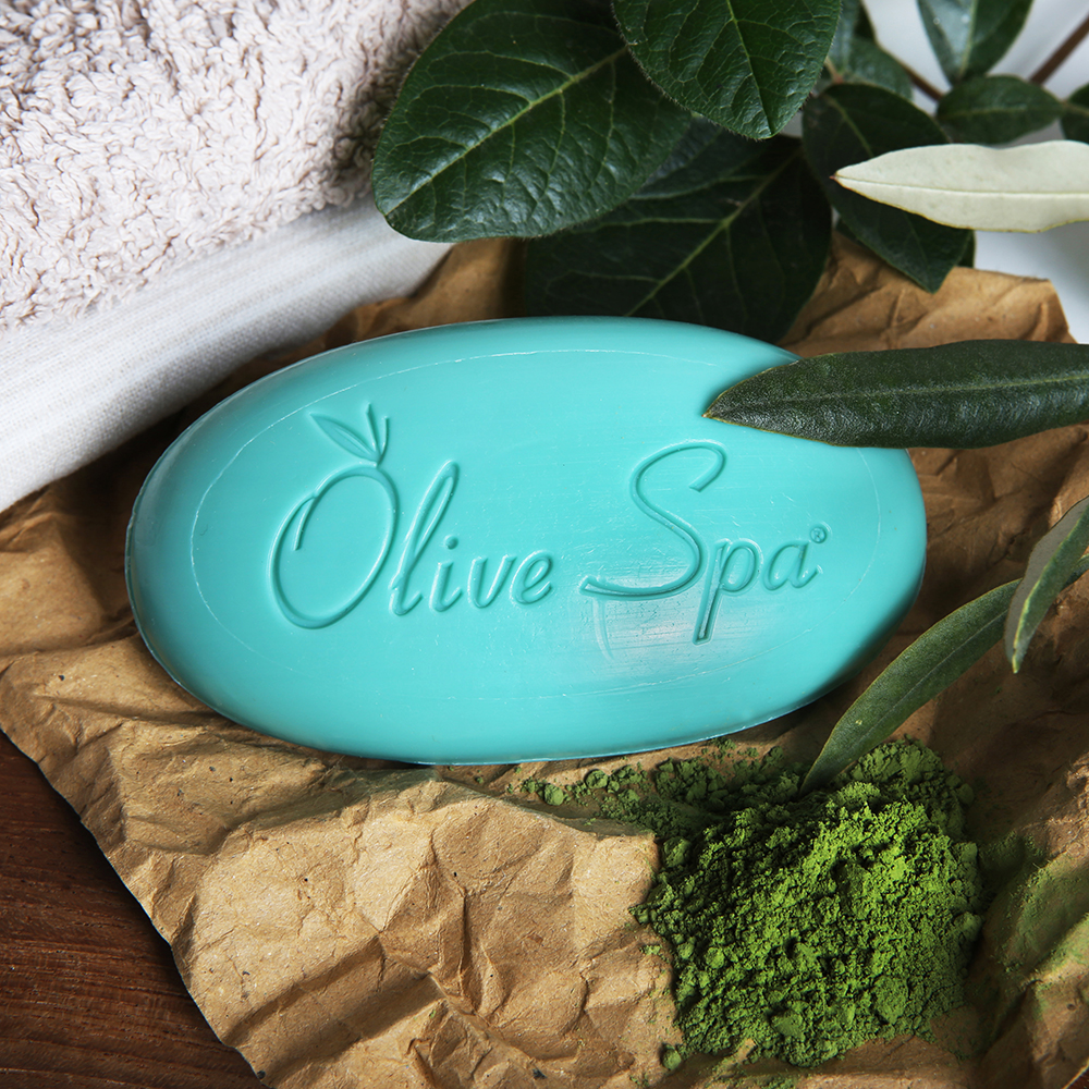 Soap with Olive Oil and Spirulina Extract