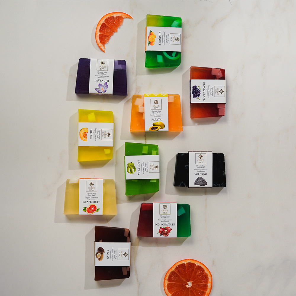 Set of 10 Handmade Glycerin Soaps