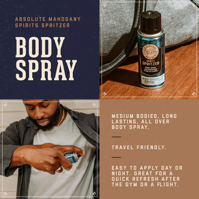 Absolute Mahogany Spirits Spritzer Body Mist Spray