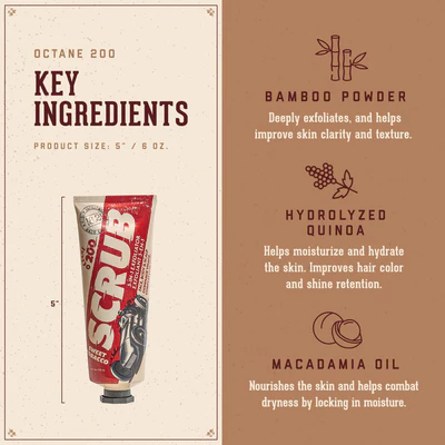 Octane 200 Face, Body & Scalp Scrub