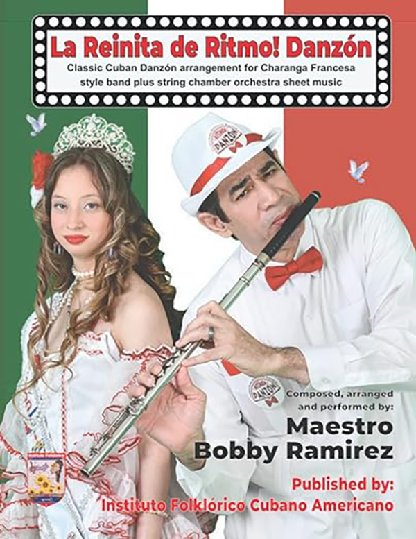 La Reinita de Ritmo! Danzón: Classic Cuban Danzón arrangement for Charanga Francesa style band plus string chamber orchestra sheet music