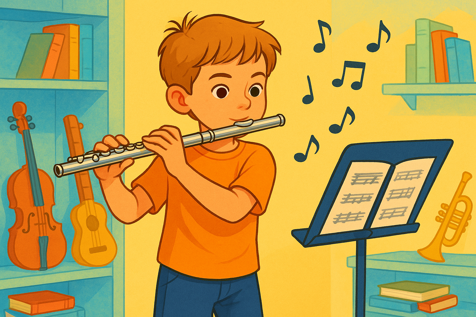 4 (30-minute flute lesson sessions)