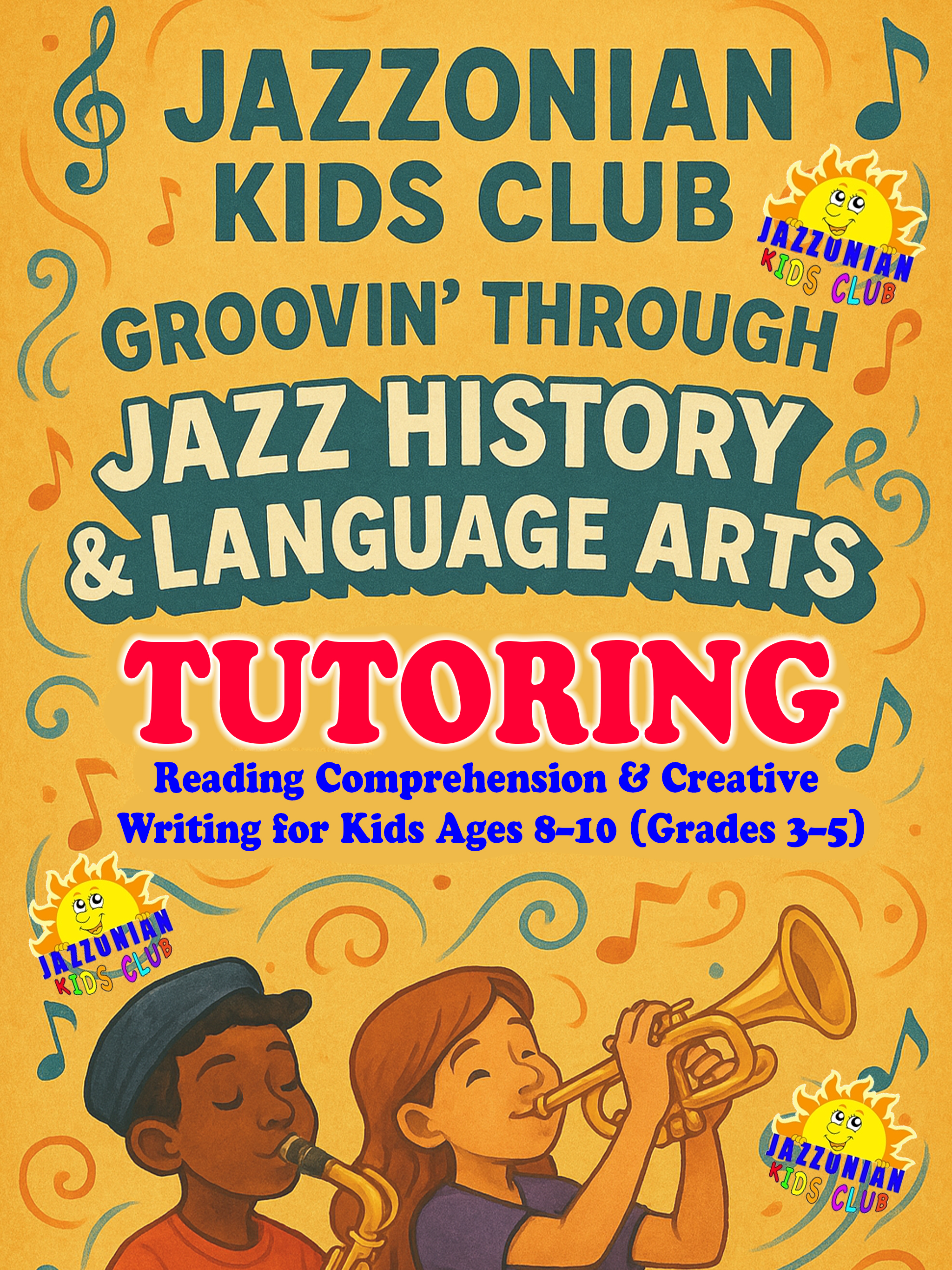 Jazzonian Kids Club Language Arts Tutoring 8 Weeks Program