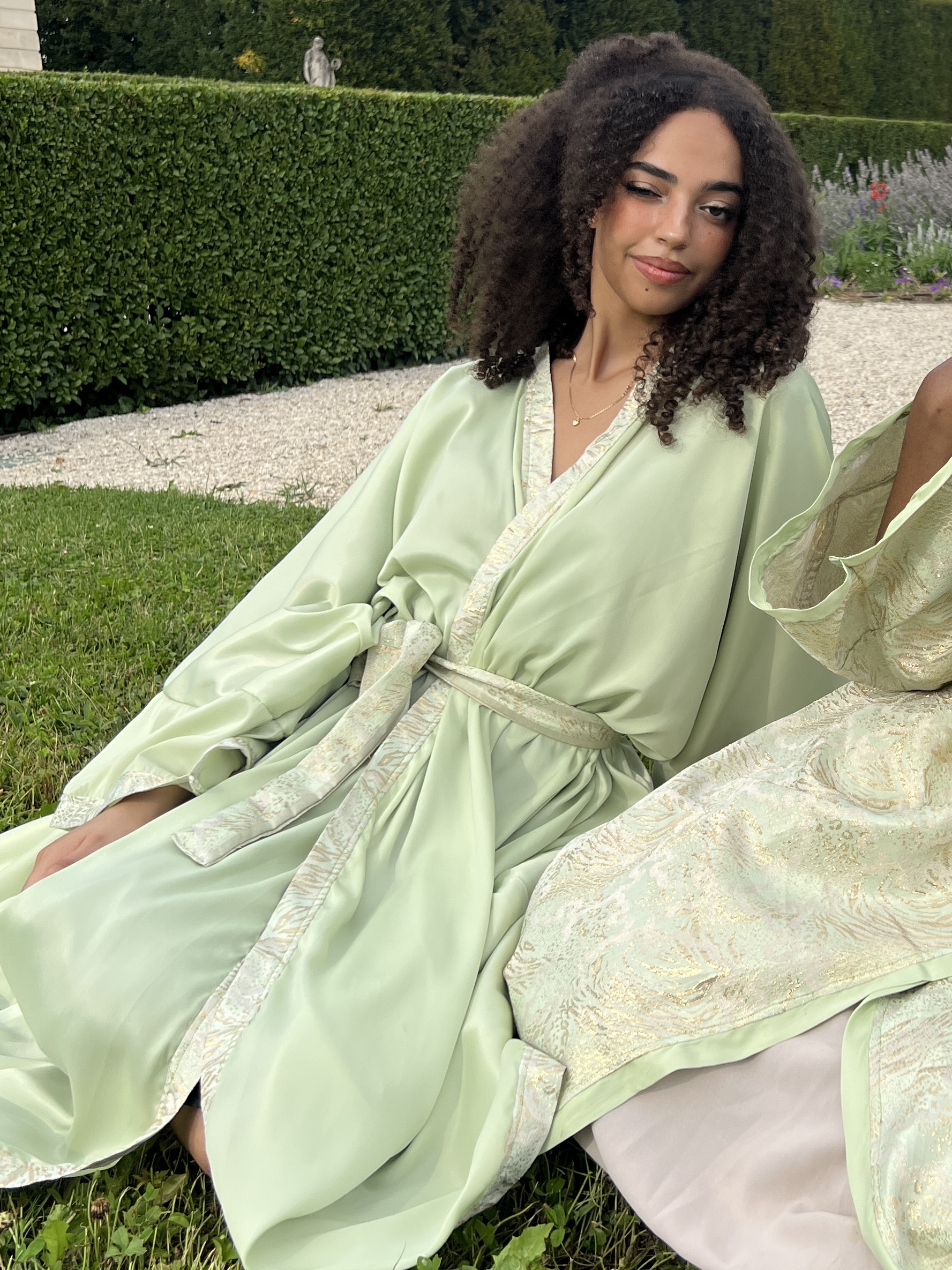 Kimono Lotus Satiné