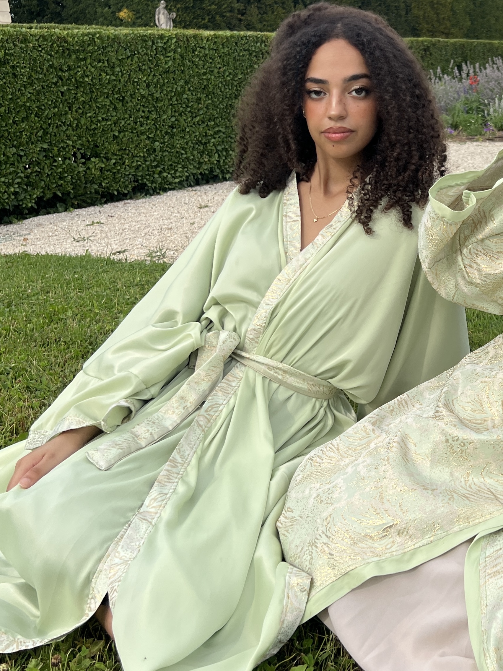 Kimono Lotus Satiné