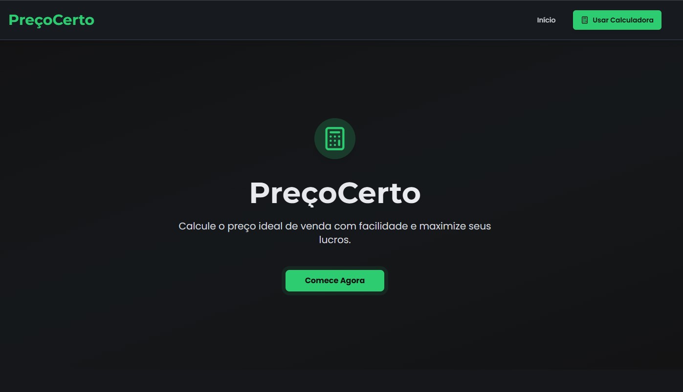 PreçoCerto – A Calculadora Inteligente para Precificar com Lucro Real