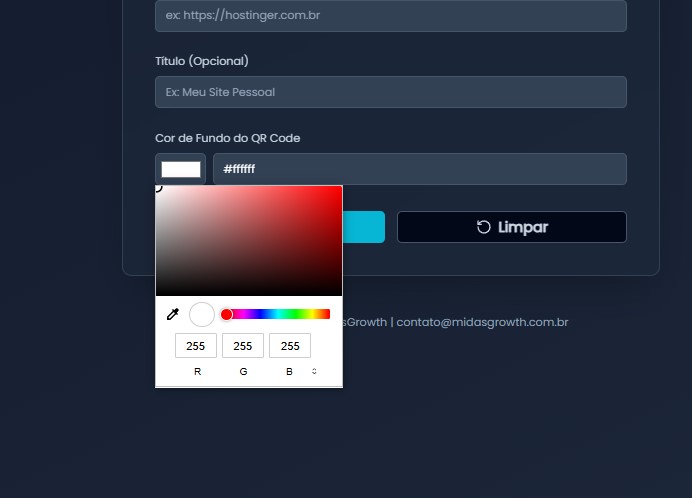 Crie QR Codes Profissionais com Nome, Cor e Download em Segundos