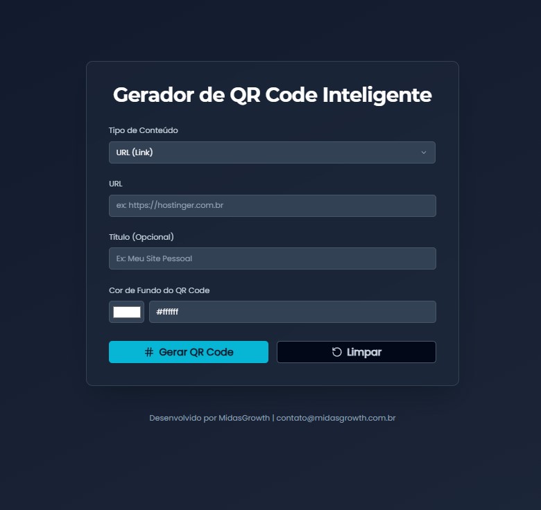 Crie QR Codes Profissionais com Nome, Cor e Download em Segundos