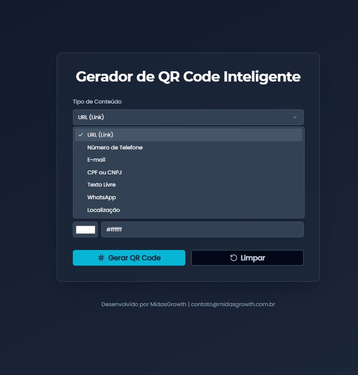 Crie QR Codes Profissionais com Nome, Cor e Download em Segundos