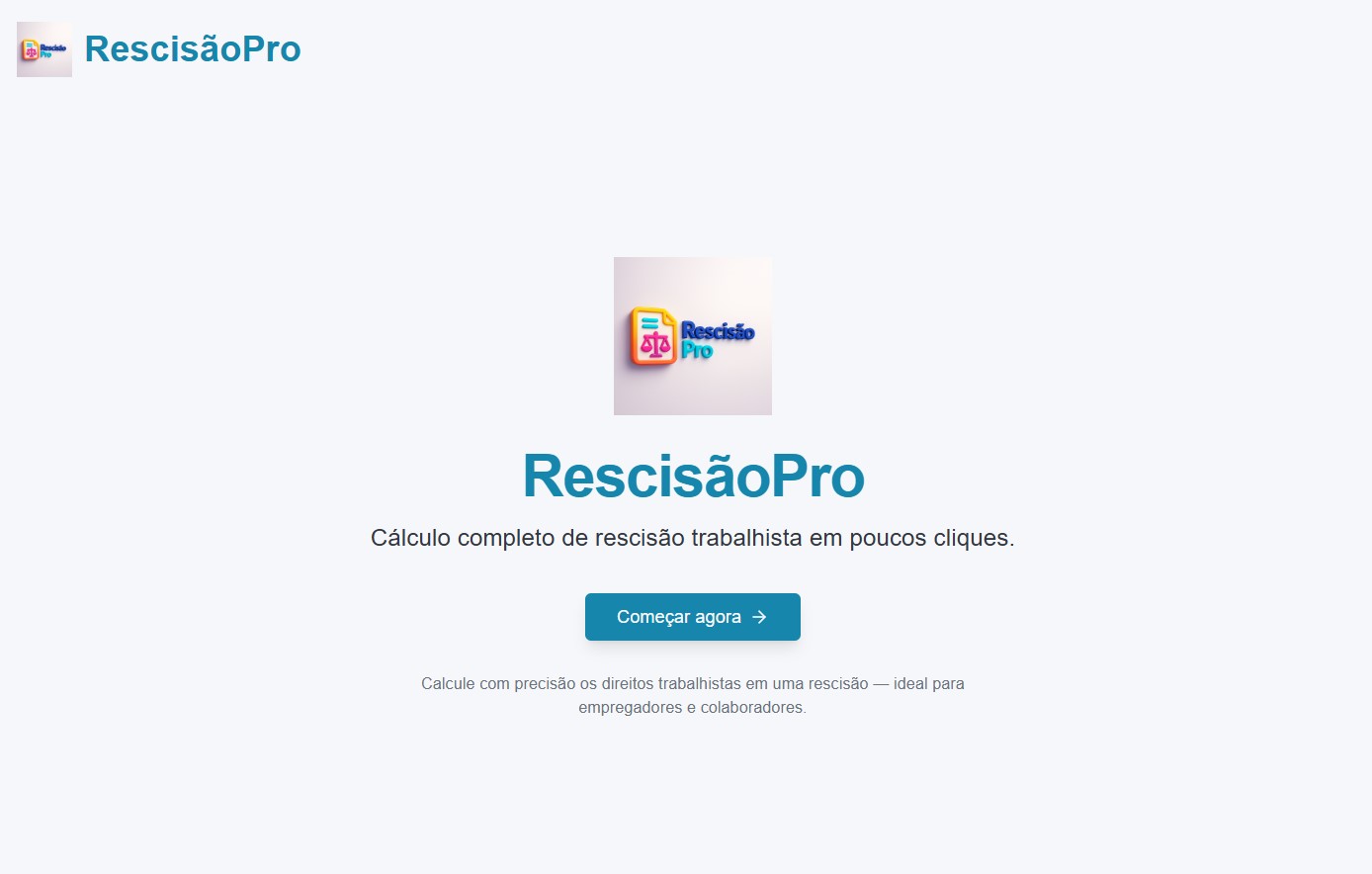 RecisãoPRO - Calcule Rescisões com Precisão em Segundos